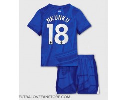 Chelsea Christopher Nkunku #18 Domáci Detský futbalový dres 2025-26 Krátky Rukáv (+ trenírky)